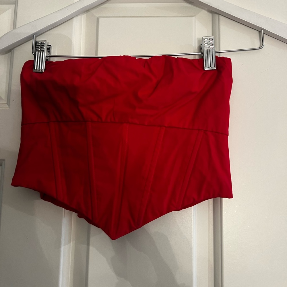 Princess Polly Red corset top
